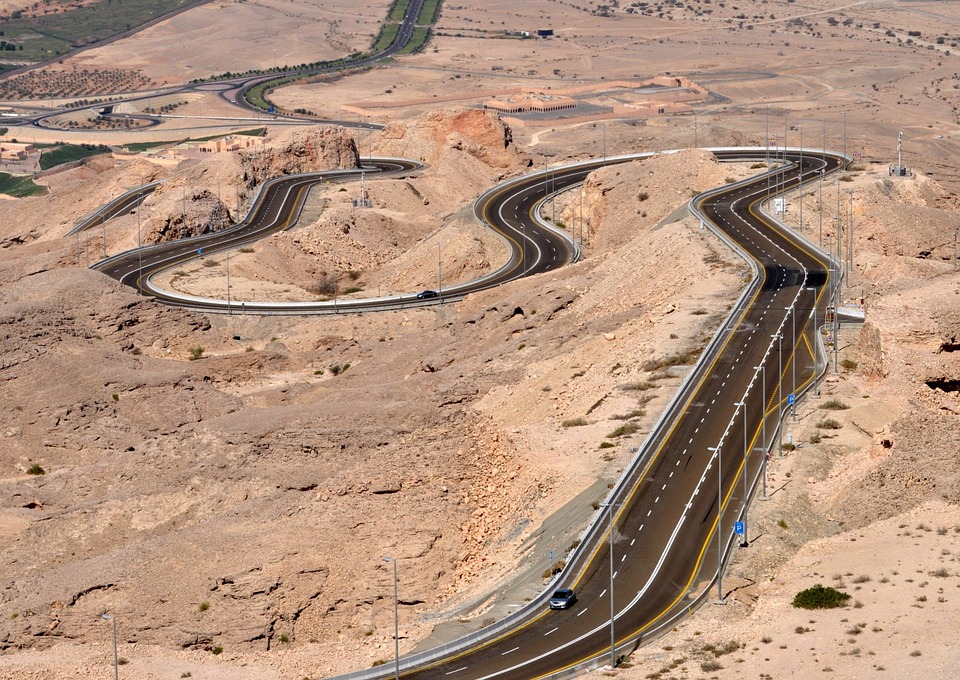 Al Ain mountain road