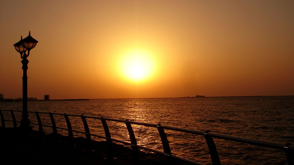 Sunset in Abu Dhabi