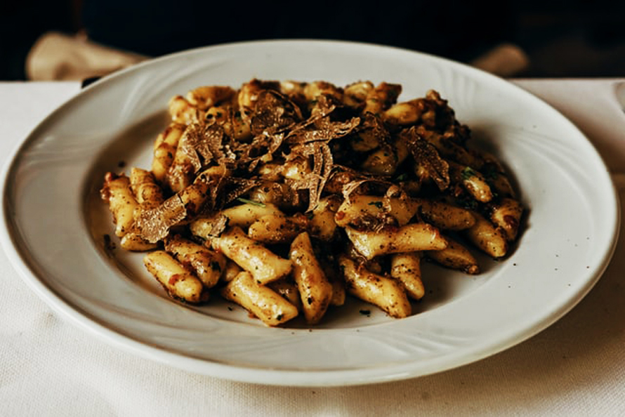 A plate of gnocchi