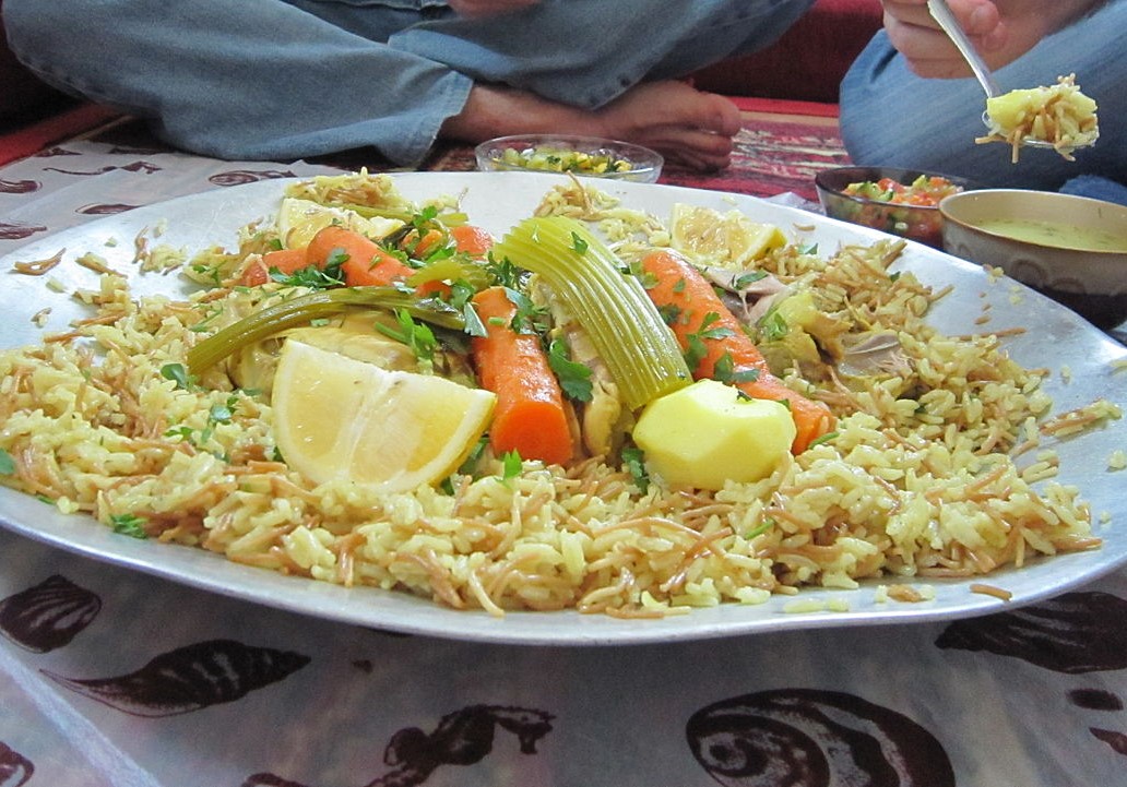 Traditional Bedouin dish