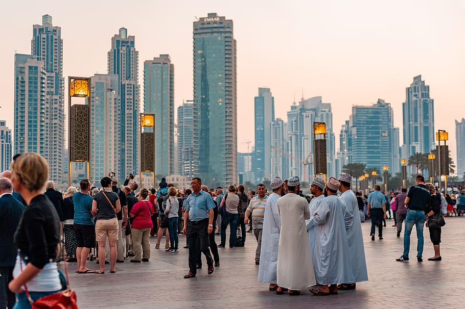 People in Dubai, UAE
