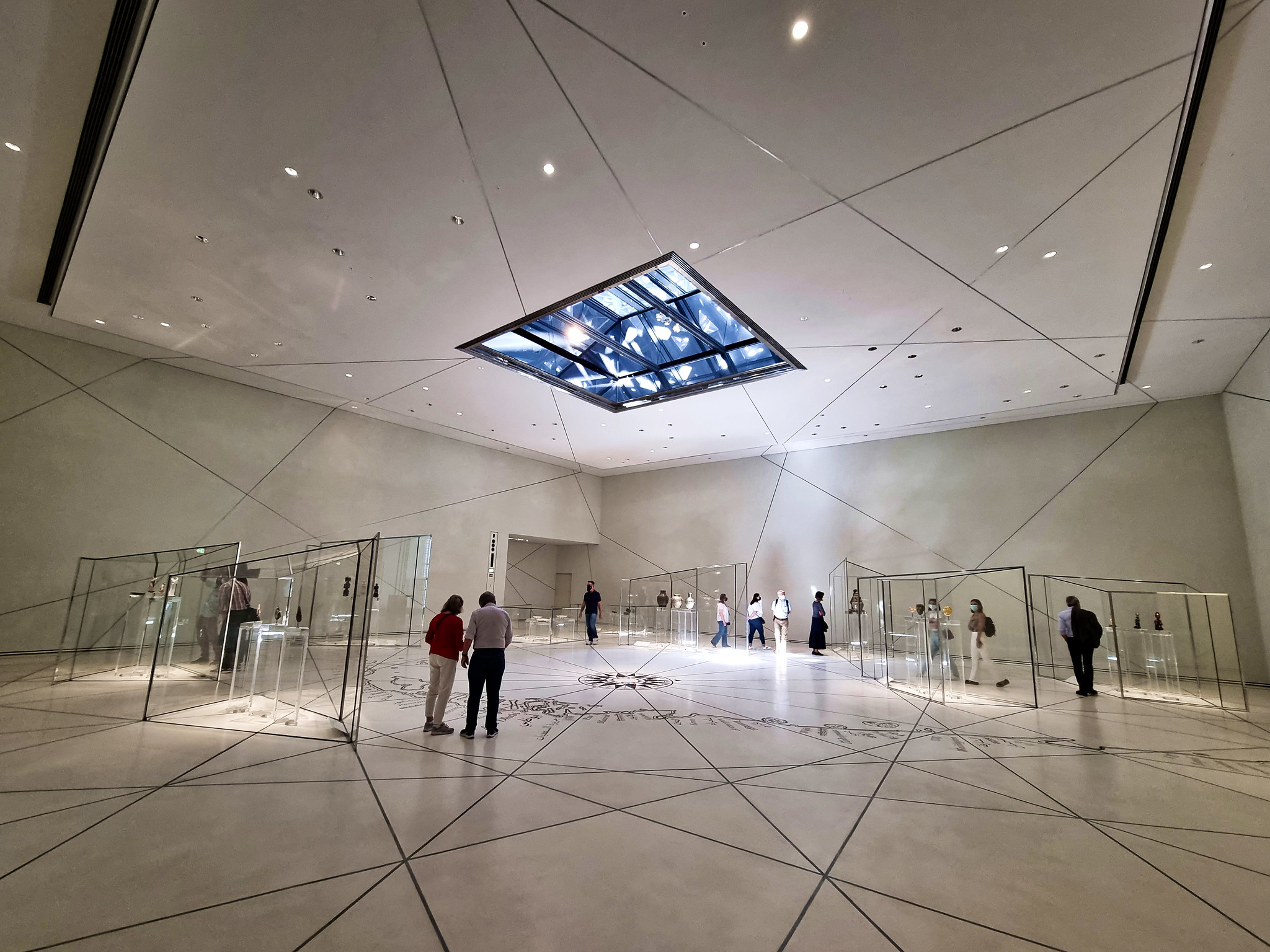 Exhibition hall, Louvre Abu Dhabi