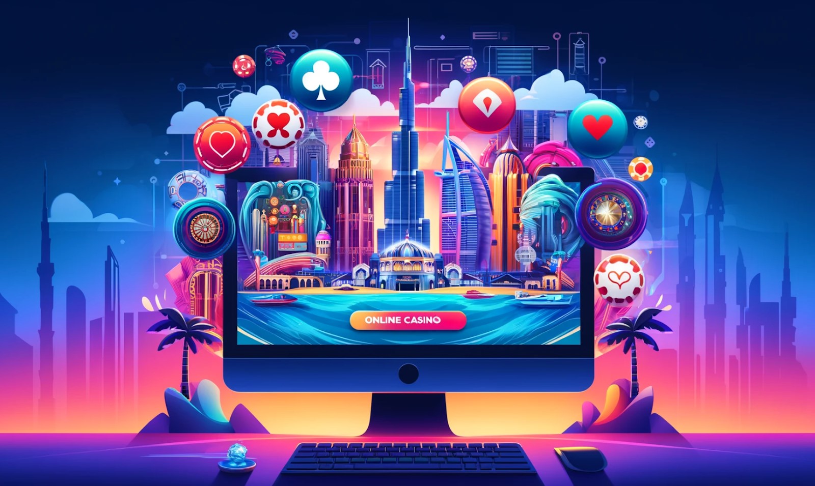 building and gaming