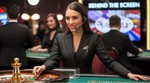 A woman in a casino
