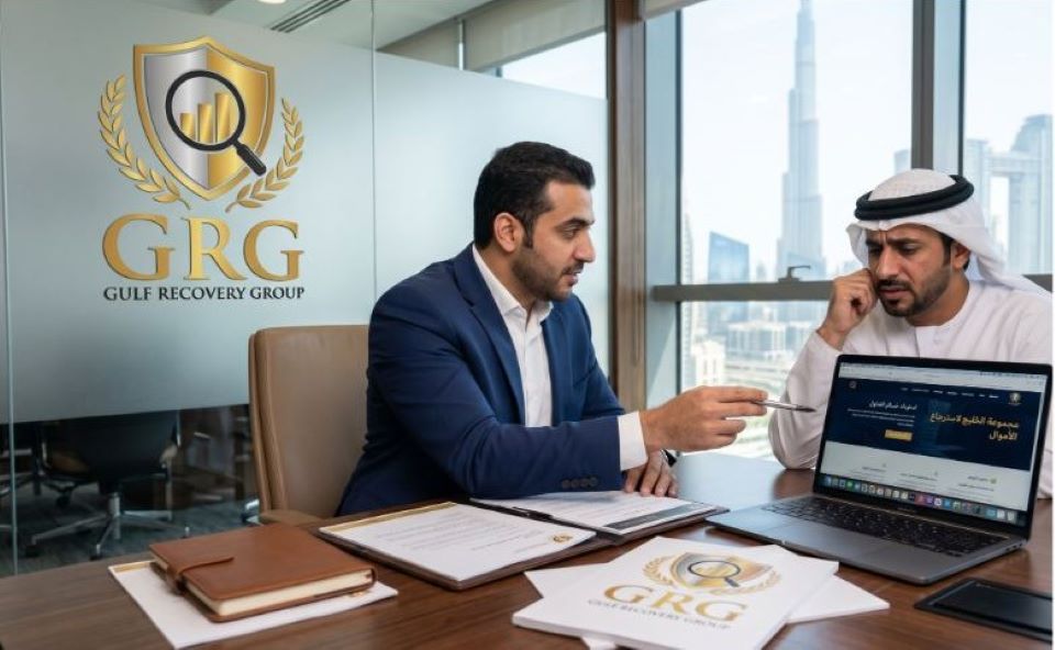 Two men sitting in office